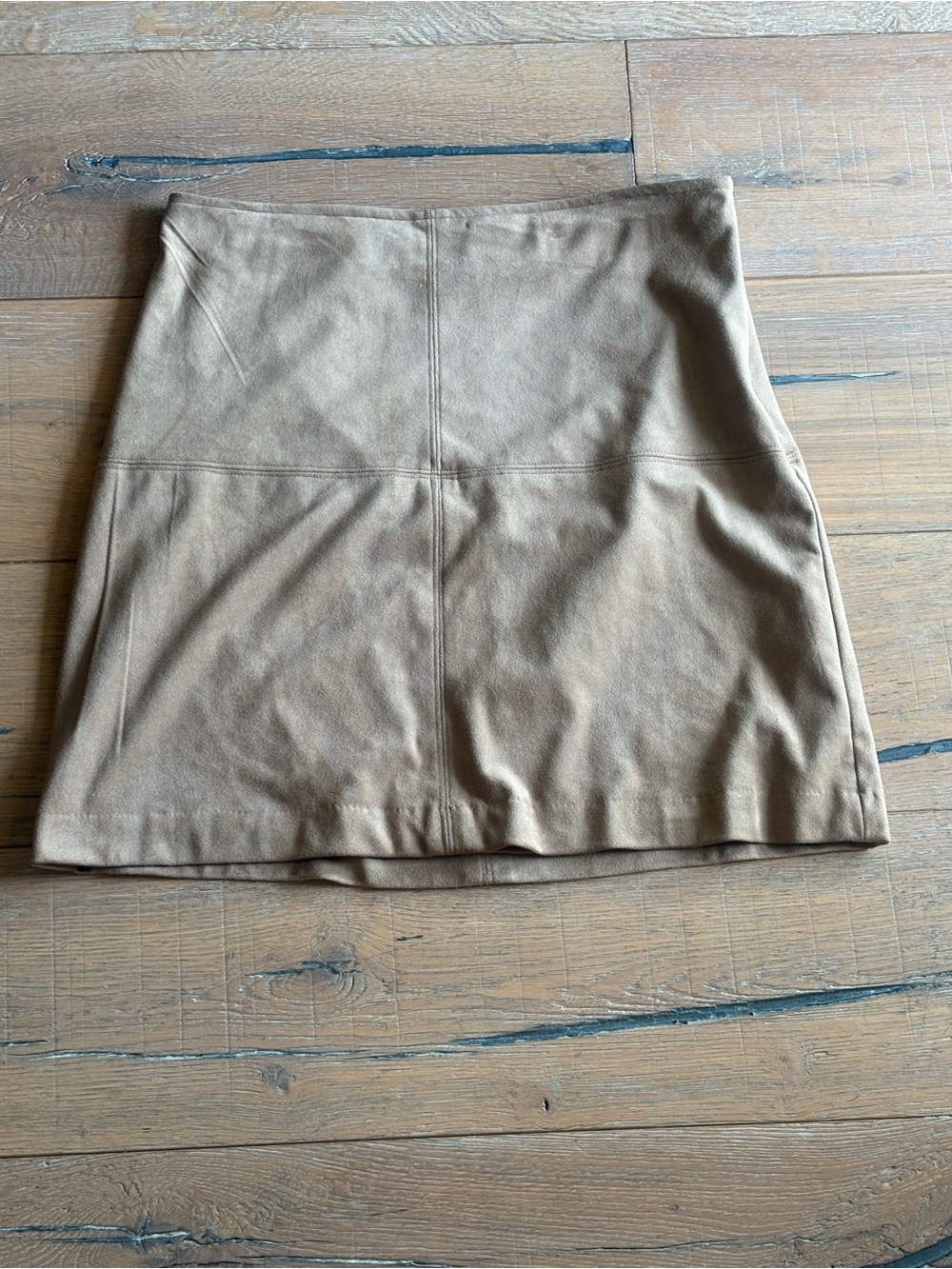 Artisan Ny Tan Faux Suede Mini Skirt Fall Pumpkin Patch Thanksgiving